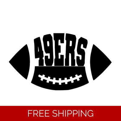 NFL Football San Francisco 49ers die cut vinyl decal